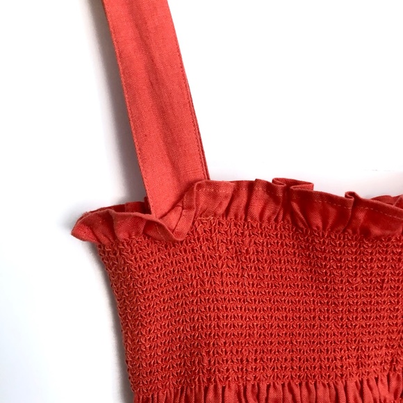 Capulet Orange Ruffle Mini Dress - Picture 8 of 13